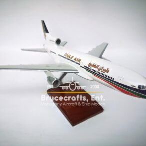 Model of Lockheed L-1011 TriStar-200 Gulf Air with detailed craftsmanship.